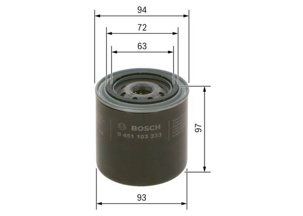 Eļļas filtrs 0451103333