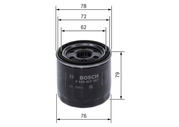 Eļļas filtrs F026407307