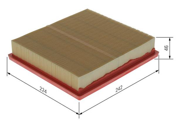 Gaisa filtrs Bosch F026400668