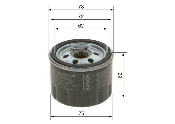 Eļļas filtrs Bosch F026407279