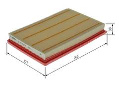 Gaisa filtrs Bosch F026400722