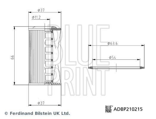 Eļļas filtrs ADBP210215
