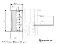Eļļas filtrs ADBP210215