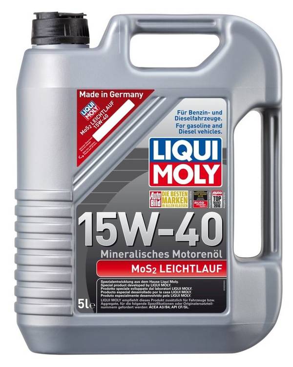 Eļļa Liqui Moly 15W40 MOS2 Leichtlauf Super 5L 2571