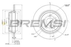 Bremžu disks CD7675S