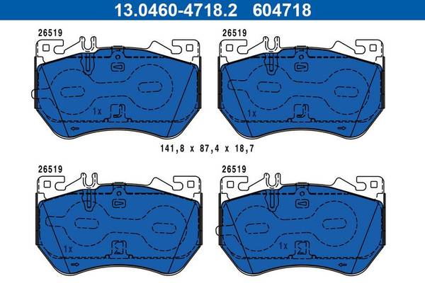 Bremžu uzliku kompl., Disku bremzes