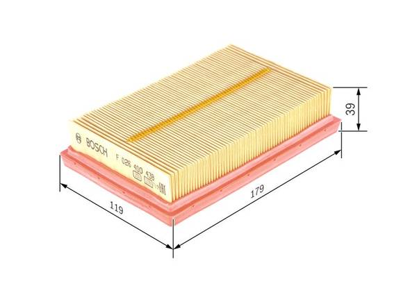Gaisa filtrs Bosch F026400438