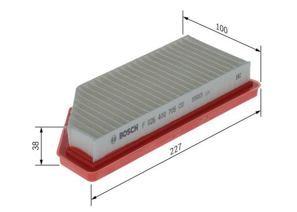 Gaisa filtrs Bosch F026400705