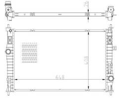 Dzesēšanas sist. radiators 59355
