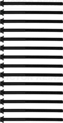 Cilindru galvas skrūvju komplekts