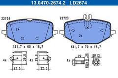 Bremžu uzliku kompl., Disku bremzes