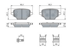 Bremžu uzliku kompl., Disku bremzes