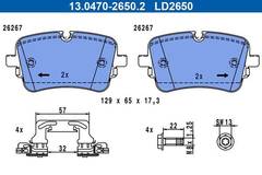 Bremžu uzliku kompl., Disku bremzes