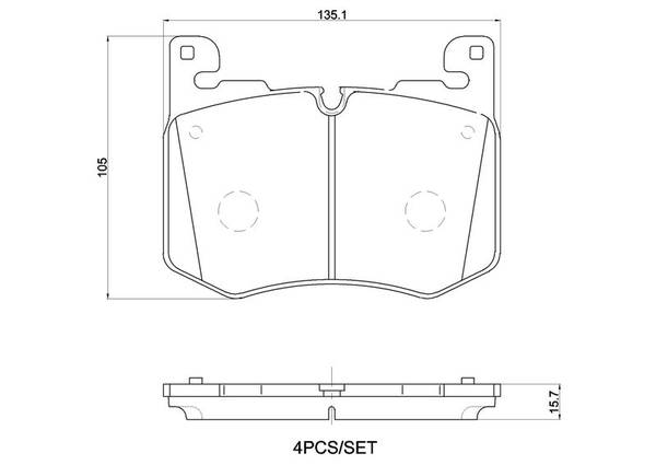 Bremžu uzliku kompl., Disku bremzes