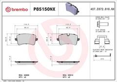 Bremžu uzliku kompl., Disku bremzes
