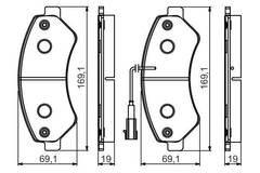 Bremžu uzliku kompl., Disku bremzes