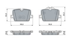 Bremžu uzliku kompl., Disku bremzes