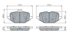 Bremžu uzliku kompl., Disku bremzes