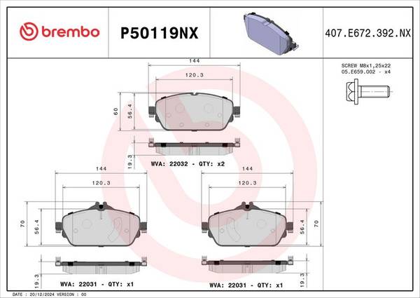 Bremžu uzliku kompl., Disku bremzes