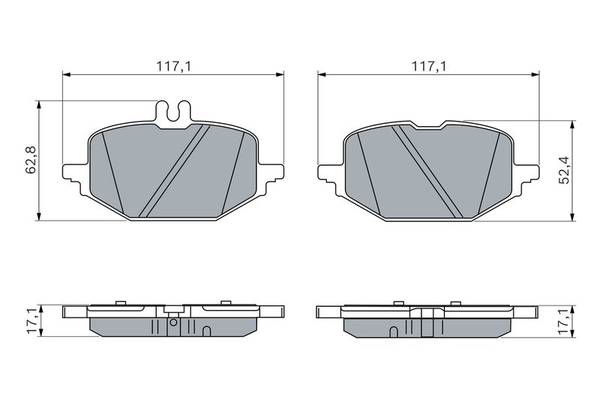 Bremžu uzliku kompl., Disku bremzes