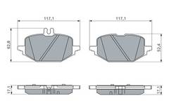 Bremžu uzliku kompl., Disku bremzes