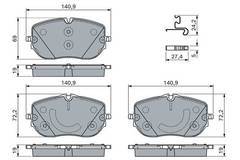 Bremžu uzliku kompl., Disku bremzes