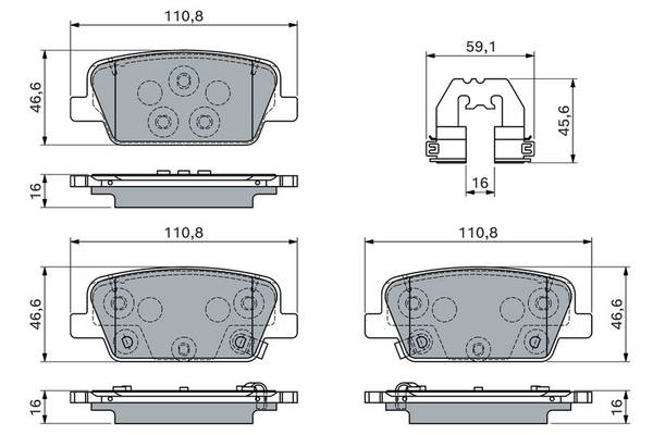 Bremžu uzliku kompl., Disku bremzes