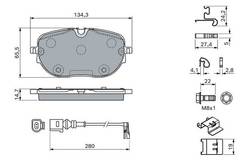 Bremžu uzliku kompl., Disku bremzes