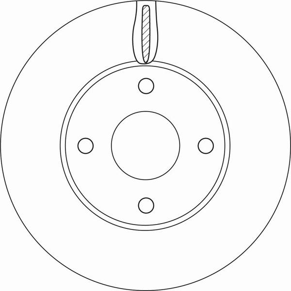 Bremžu disks DF6593