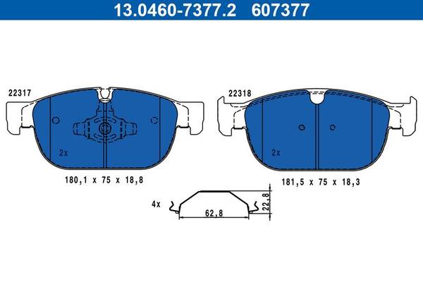 Bremžu uzliku kompl., Disku bremzes