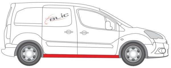 Sānu sliekšņu remkomplekts 6505-06-0552017P