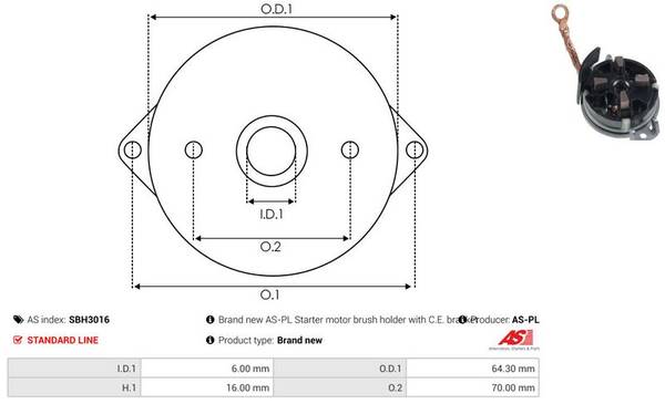 Kronšteins , ogļu sukas SBH3016