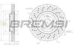 Bremžu disks CD7582V