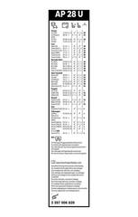 Stikla tīrītāja slotiņa Bosch 3397006839