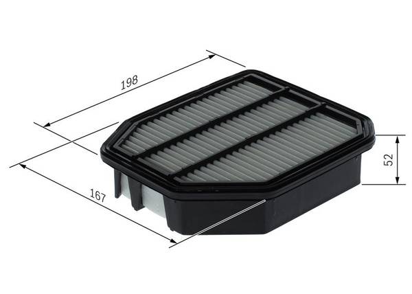 Gaisa filtrs Bosch F026400711