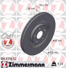 Bremžu disks 100.3376.52