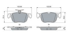 Bremžu kluči Bosch 0986460083