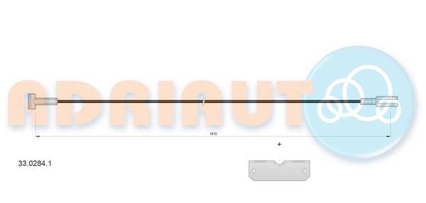 Bremžu trose 33.0284.1