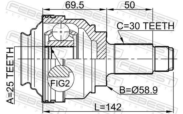 Šarnīru komplekts, Piedziņas vārpsta