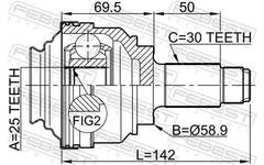 Šarnīru komplekts, Piedziņas vārpsta