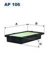 Gaisa filtrs AP106/1