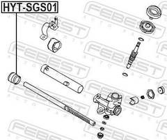 Bukse, Stūres mehānisma reduktora vārpsta