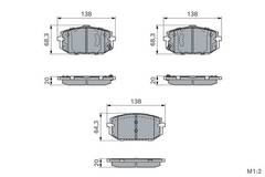 Bremžu uzliku kompl., Disku bremzes