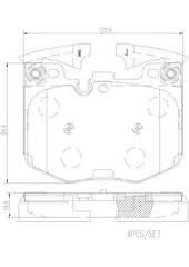 Bremžu uzliku kompl., Disku bremzes