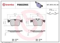 Bremžu uzliku kompl., Disku bremzes