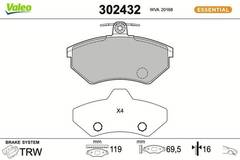 Bremžu uzliku kompl., Disku bremzes
