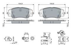 Bremžu uzliku kompl., Disku bremzes