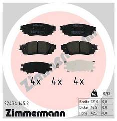 Bremžu uzliku kompl., Disku bremzes