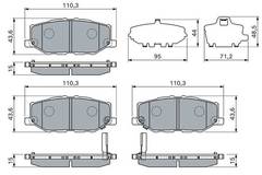 Bremžu uzliku kompl., Disku bremzes