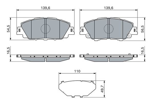 Bremžu uzliku kompl., Disku bremzes